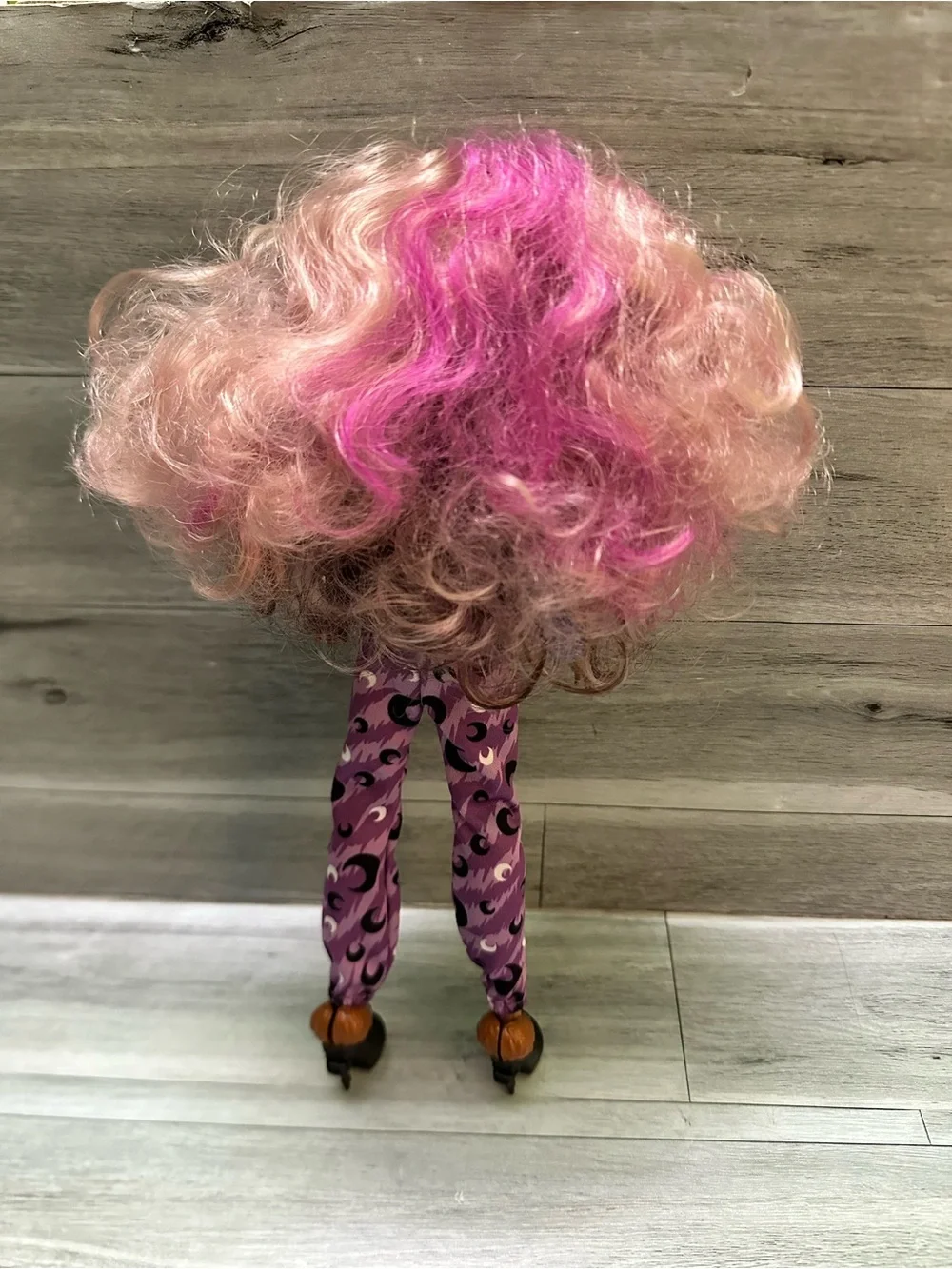 Monster High Clawdeen Wolf  Purple Pink Curly-Haired Fashion Doll